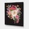Designart - Vintage Greek Sculpture Detail With Dry Flowers - Traditional Canvas Wall Art Print